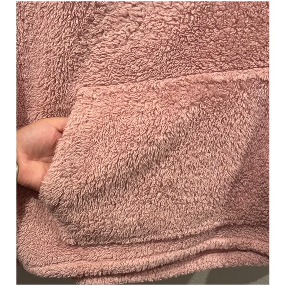 PINK Cozy Oversized Sherpa Hoodie - Picture 4 of 6